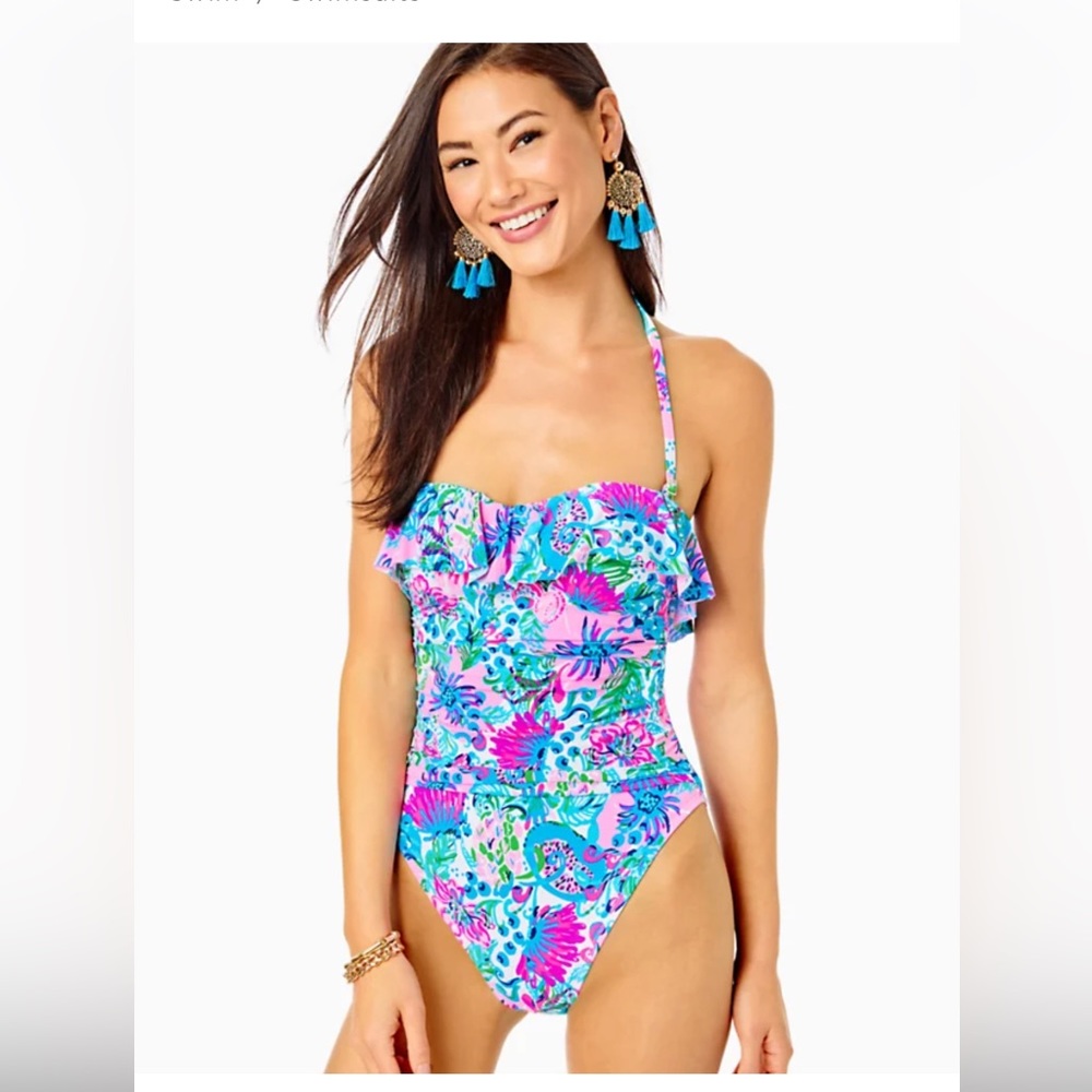 NWT Lilly Pulitzer Rubyann one piece swimsuit! Size 10 and stunning!!